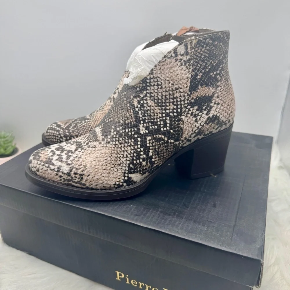 Women’s Pierre Dumas Taupe Snake Boot